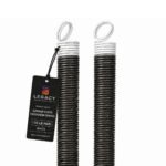 110 lb White Garage Door Extension Spring Pair