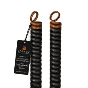 160 lb Brown Garage Door Extension Spring Pair