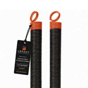 170 lb Orange Garage Door Extension Spring Pair