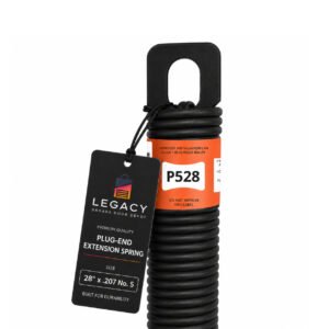 P528 Plug-End Extension Spring Pair