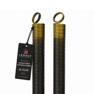 80 lb Gold Garage Door Extension Spring Pair