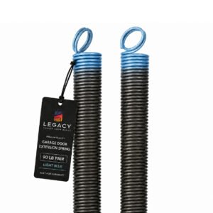 90 lb Light Blue Garage Door Extension Spring Pair