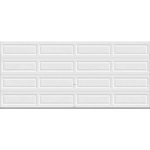 16×7 Steelback Garage Door — Insulated — Long Panel