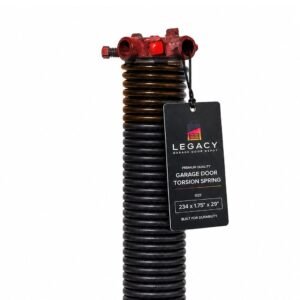 234 x 1.75 x 29 left side torsion spring right wound, brown wire size band