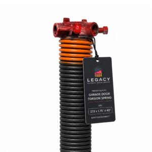 273 x 1.75" x 40" Left Side Garage Door Torsion Spring (Right Wound)