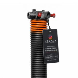 273 x 1.75" x 40" Right Side Garage Door Torsion Spring (Left Wound)