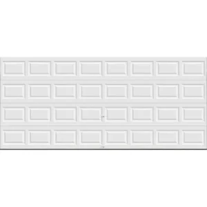 16×7 Steelback Garage Door — Insulated — Short Panel