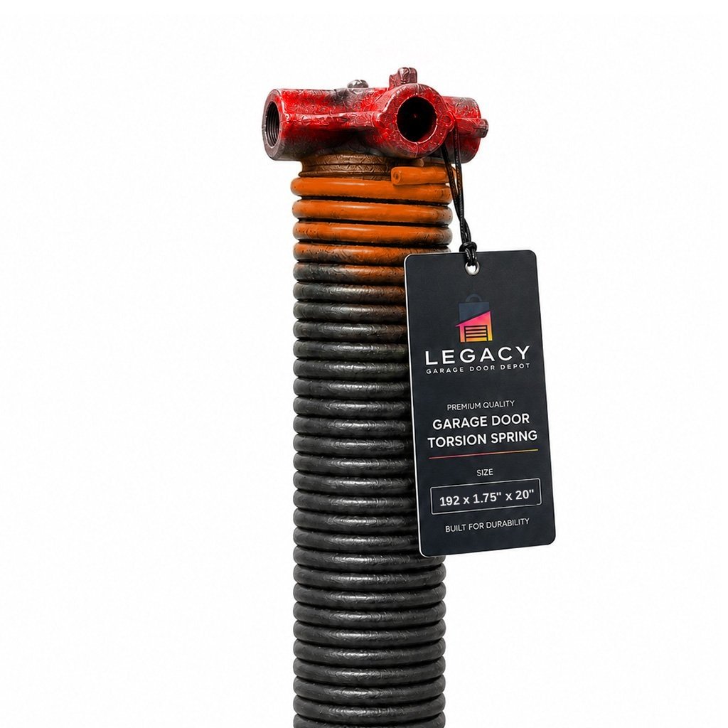 192 x 1.75" x 20" Left Side Garage Door Torsion Spring (Right Wound)